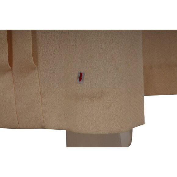 Christian Dior Womens Wide Leg Pants US 12 Cream Tan Wool High Waist Trousers - Picture 14 of 16